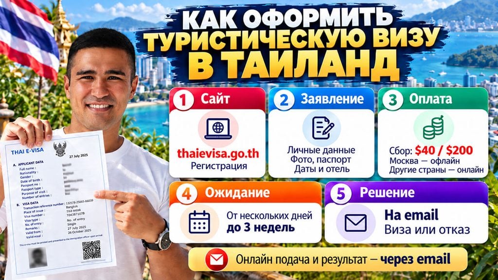 Как оформить туристическую визу в Таиланд